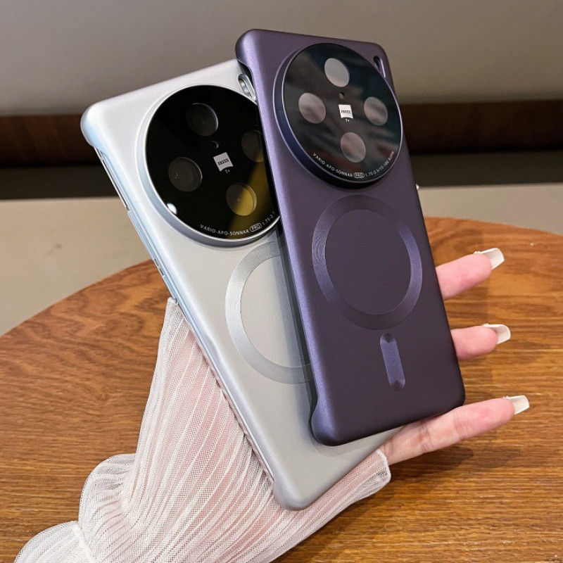 Ultra Thin frameless Magnetic Wireless CHARGING Soft Case สำหรับ VIVO X200 PRO MINI X200 Pro X100 ul