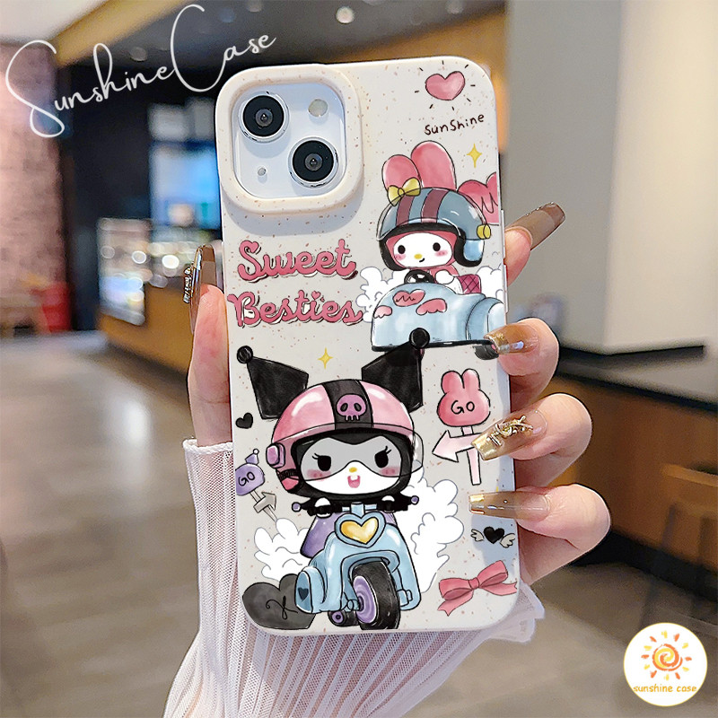จัดส่งทันที เคสXIAOMI การ์ตูนโมไบค์ เคสขาวใช้กับRedmiNOTE8/10/11/12/13 A1 A2 10/11/12/13PRO 9A 9T 10/12/13C 11LITE POCO