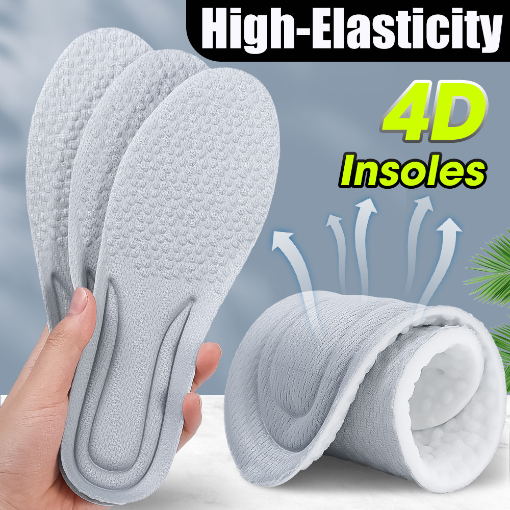 Unisex Memory Foam Orthopedic Insoles Deodorizing Insole Shoes Sports Absorbacteria Shoe Accessories