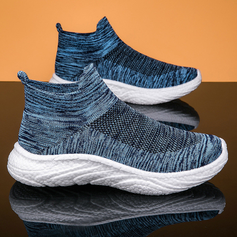 Ultra-Light Breathable ถุงเท้ารองเท้า Stepping on Shit บางสไตล์สบายหนาSoledกีฬาผู้ชายผู้หญิงรองเท้าร