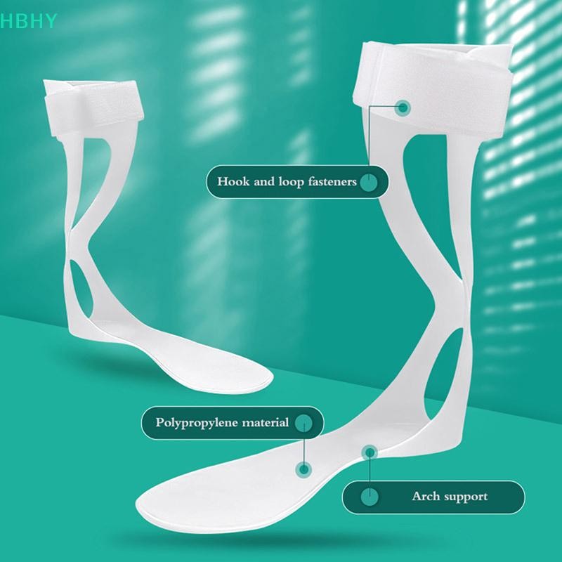 HB 1PC Drop Foot Brace Leaf Spring Splint, Ankle Stabilization Orthosis รองรับสําหรับ Stroke,Achilles Tendon Contract HY