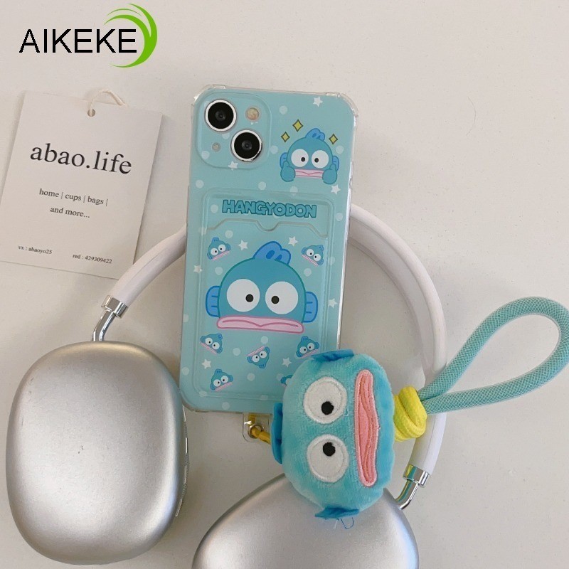 ถุงลมนิรภัยสําหรับ Samsung Galaxy S25 Edge S24 S23 S22 S21 Plus FE + หมายเหตุ 20 Ultra 5G 4G เคสโทรศัพท์แปลก Hangyodon พร้อมผู้ถือบัตรนุ่มปกหลัง