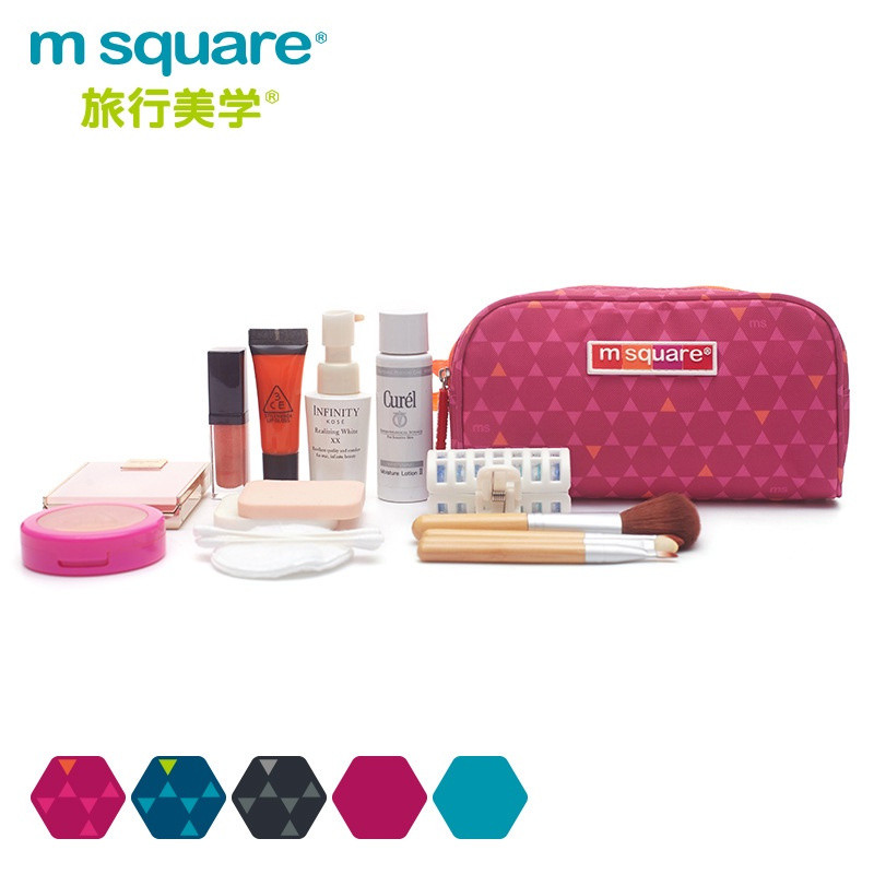 Msquare Travel Aesthetics กระเป๋าเครื่องสําอางกระเป๋าเดินทางธุรกิจ Raccoon Wash Bag Travel Storage P