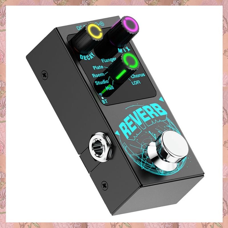 [h3w732xnj.ph] ใหม่ Bluetooth 5.4 Effector Guitar Reverb Effector Single-Block Reverb Effector Rever