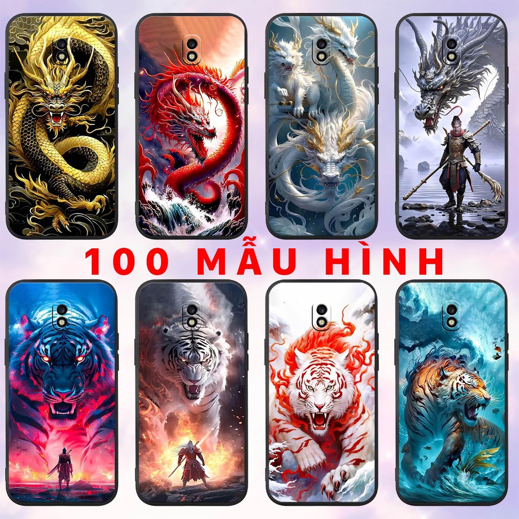 เคส Samsung j3 pro 2017 (j330) - พิมพ์ลายมังกรและเสือที่แข็งแกร่งเป็นพิเศษ พลาสติก TPU คุณภาพ wukong