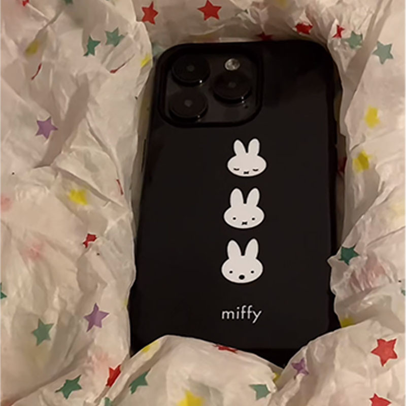 น่ารัก Miffy avatar สําหรับกรณี iphone 16promax 16pro 16 15promax 15pro 15 14promax 14pro 14 13promax 13pro 13 12pro 12promax 12 11promax 11 xsmax xr xs 7plus 8p