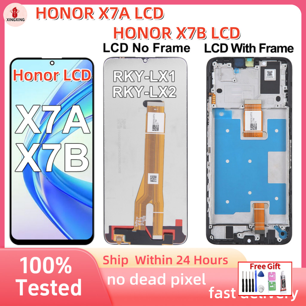 สําหรับ HONOR X7A LCD/HONOR X7B จอแสดงผล LCD Touch Screen Digitizer Assembly Replacement