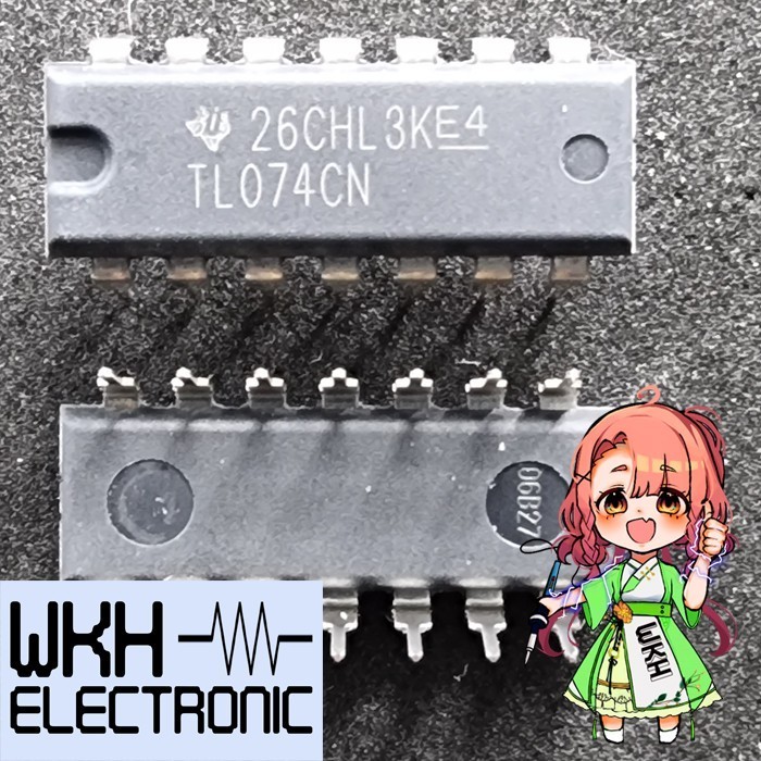 EWR27 เดิม TL074CN DIP TL074 TL 071CN Quad JFET Op Amp