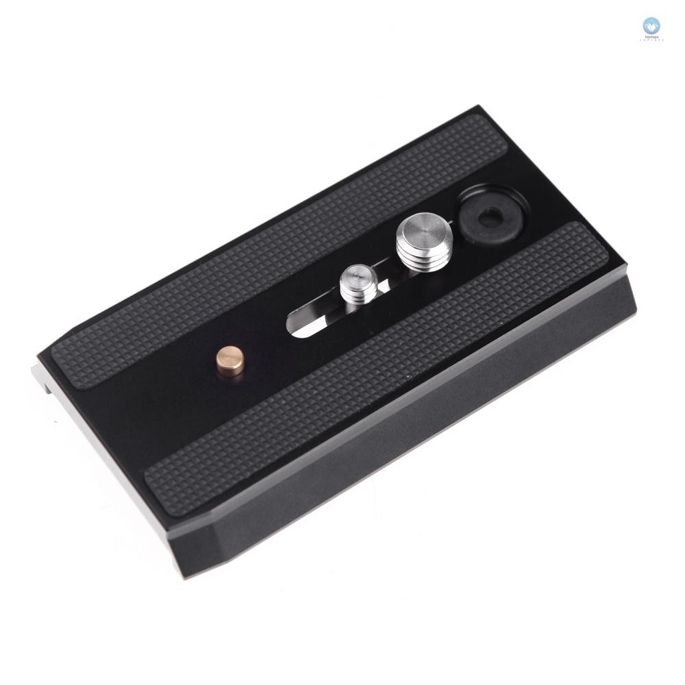 501PL เลื่อนแผ่น Quick Release 1/4 "-20 & 3/8" สกรูสําหรับ Manfrotto 501HDV 503HDV 701HDV MH055M0-Q5