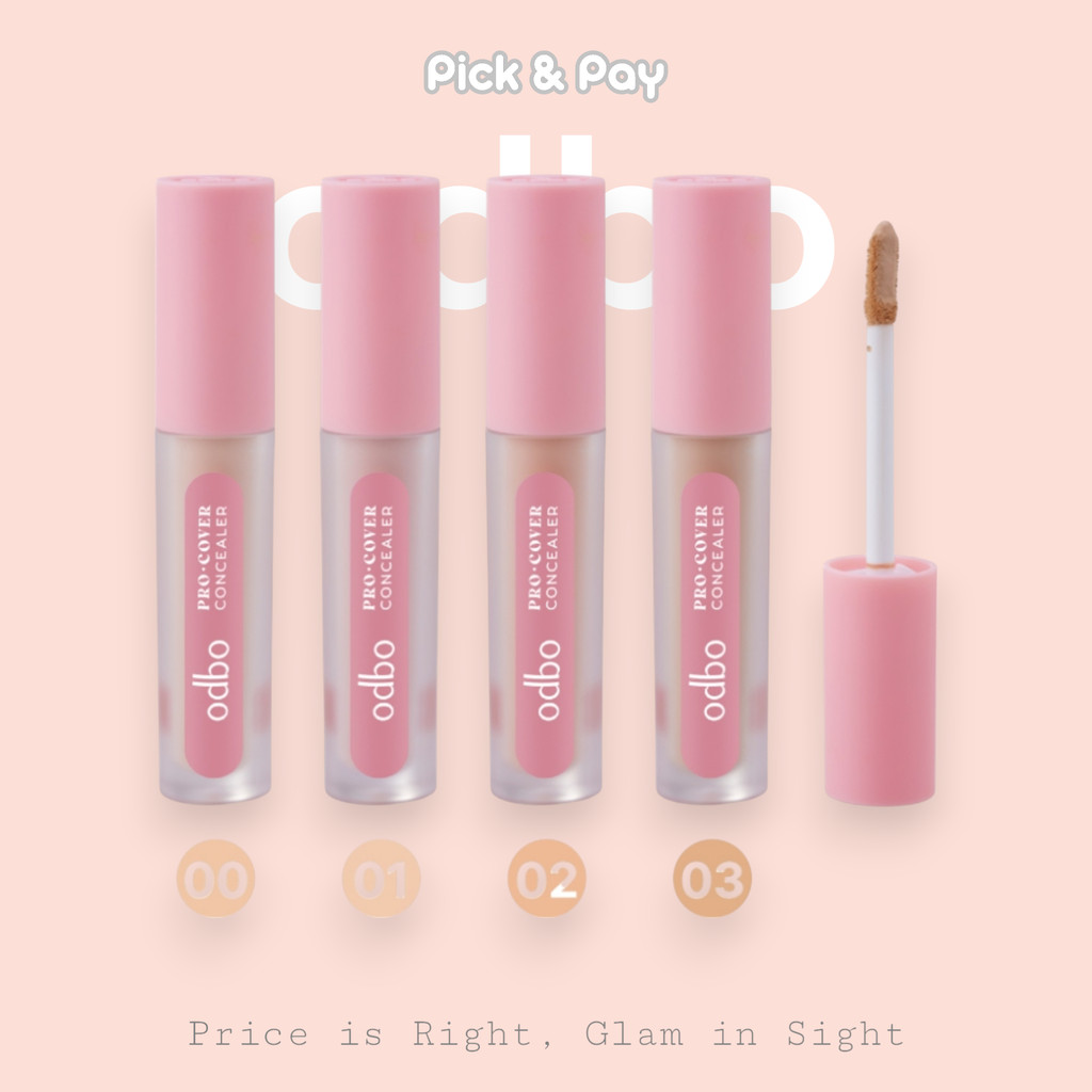 odbo Pro Cover Concealer คอลซีลเลอร์ เนื้อบางเบา เรียบเนียน (OD4012)