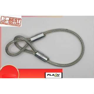 ลวดสลิงหุ้ม PVC พร้อมห่วงหัวท้าย ใช้งานเอนกประสงค์ ขนาด 5 mm…