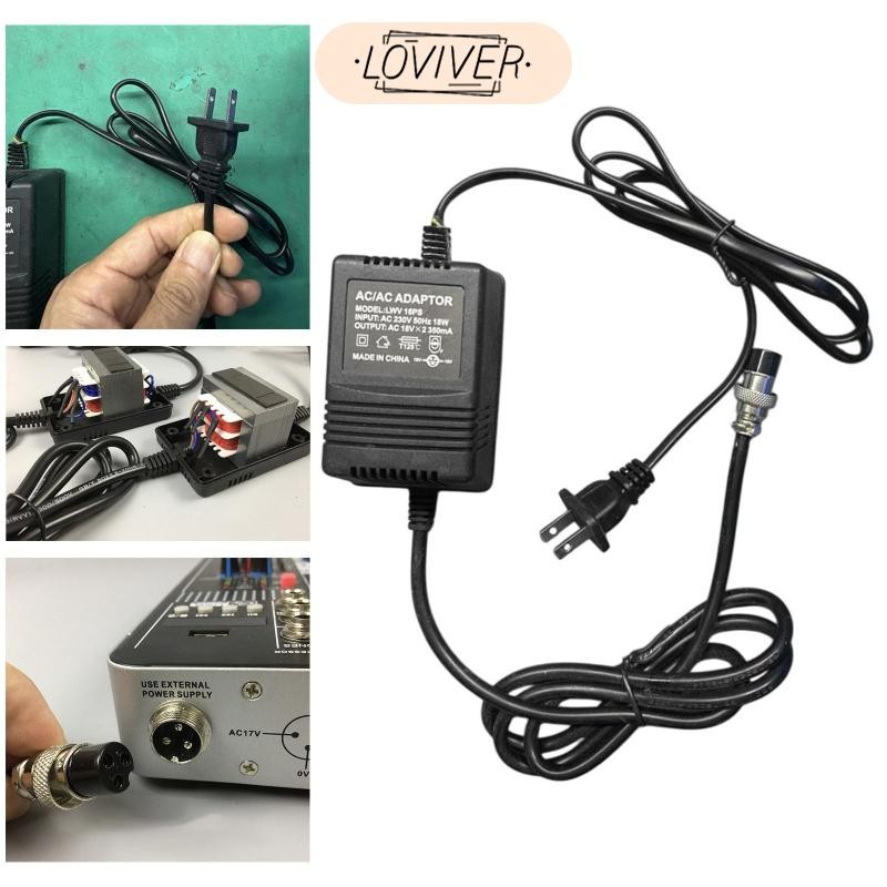 Mixer ภายนอก Power Mixer Power Adapter ผสมคอนโซลอะแดปเตอร์ AC สําหรับสตูดิโอบันทึก KTV การบันทึกเพลงสําหรับ T12/F4/F7MG