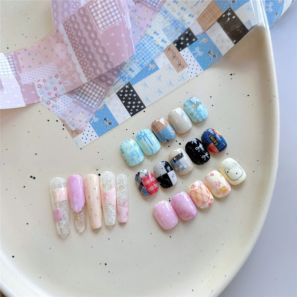 XEIJAYI 10 ชิ้น/1 กล่องเล็บ Transfer กระดาษชุด Starry Sky Transfer กระดาษที่มีสีสัน Decal ตกแต่งเล็บเล็บเครื่องมือสําหรับเล็บ Shop ราคา ถูกที่สุด ดีลบีเคเค แกลเลอรีภาพที่ 9