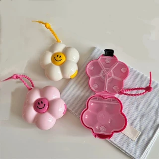 【พร้อมส่ง】กล่องใส่ยา กล่องยาแบบพกพาขนาดเล็ก พลาสติกแข็งแรง กันน้ำ ทนทานต่อแสงแดด พกพาง่าย KKHOME