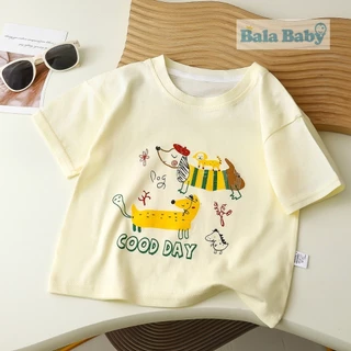 เสื้อผ้าแฟชั่นเด็ก เสื้อยืดเด็กผู้ชาย เนื้อผ้าcotton สำหรับอายุ1-4ปี DXT66