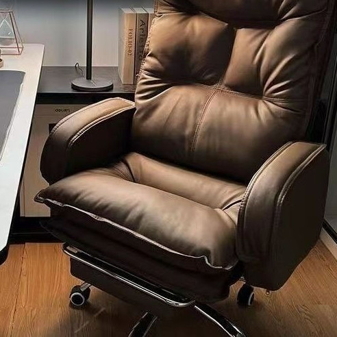 Computer Gaming Office Chair Comfortable Long Sitting Reclining Executive Backrest Swivel Chair