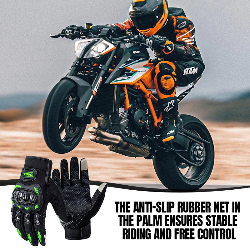 [กăng cua 3D ทนกระแทกสัมผัส] ถุงมือจักรยานยนต์ – หน้าจอสัมผัสได้ หนKINยืดหยุ่น ถุงมือปั่นจักรยานแบบระบายอากาศสำหรับทั้งช