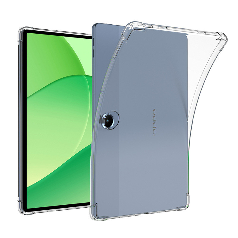 เคสกันกระแทก TPU แบบนุ่ม โปร่งใส สําหรับ OPPO Pad SE/OPPO Pad 3/4/Pro/Air 2/Neo/OnePlus Go/OnePlus Pad/Neo/OnePlus Pad 2Pro ป้องกันตกกระแทก