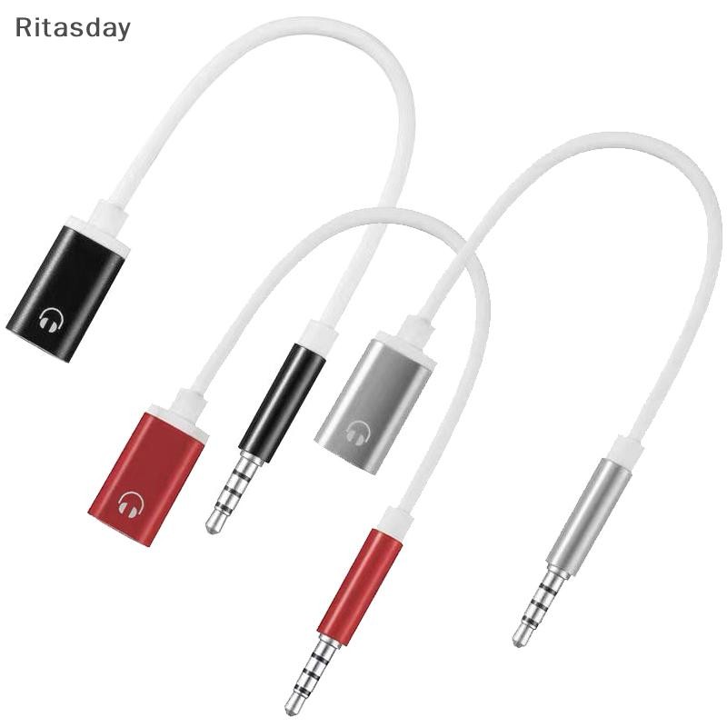 Ritasday 1 ชิ้น 3.5 มิลลิเมตรชาย Type-C หญิงหูฟัง Aux Cable Converter Type-C ถึงแบนหูฟังรอบหัวอะแดปเตอร์สายใหม่