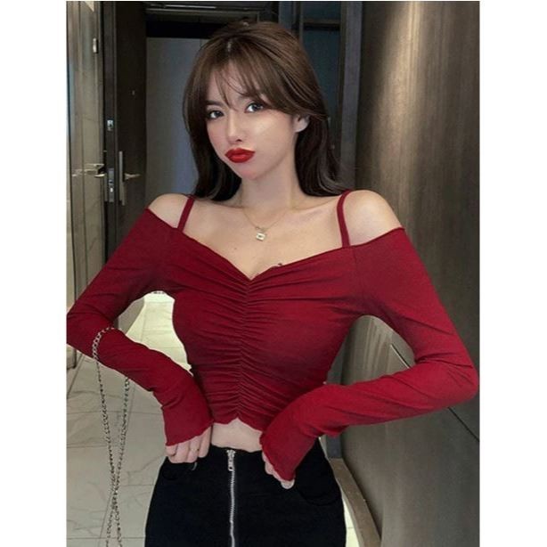 Future - ZRX Long Sleeve KIANA Blouse Shirt แนะนําโดย Contemporary CROP / TIARA CROP TOP TSHIRT LONG