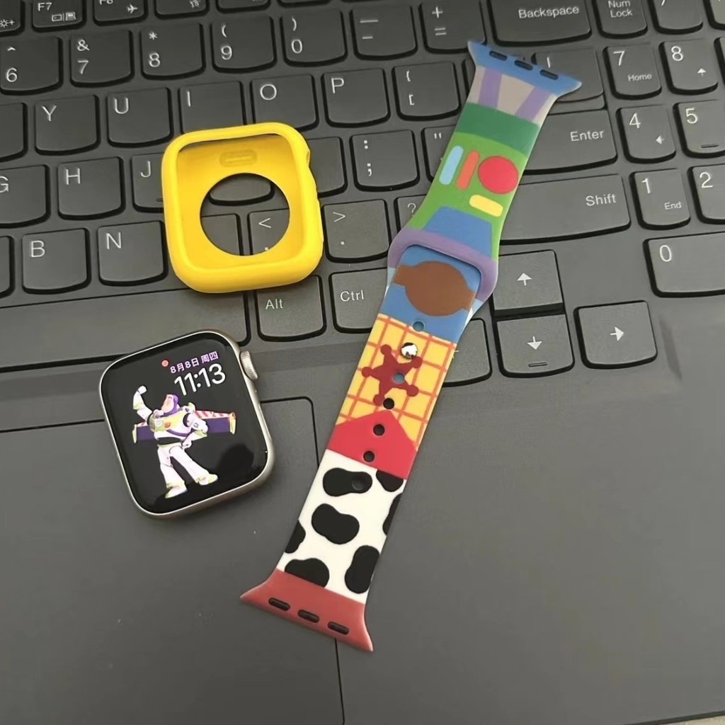 สายซิลิโคนสามตาเหมาะสำหรับ นำไปใช้ Apple Watch iwatch10/9 รูปที่ 6