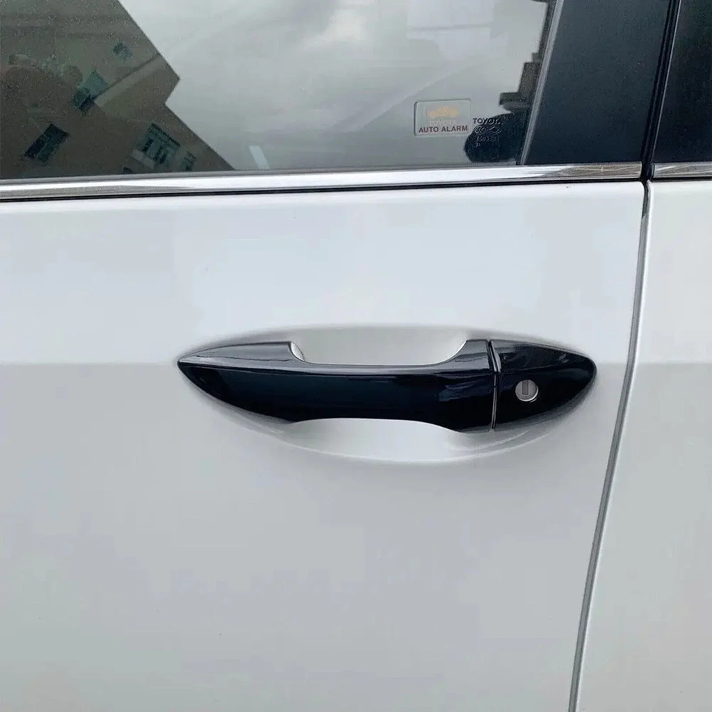 ประตูรถฝาครอบมือจับสติกเกอร์ Trim อุปกรณ์เสริมปกป้องตกแต่งสําหรับ Toyota Corolla Altis 2014 2015 2016 2017 2018