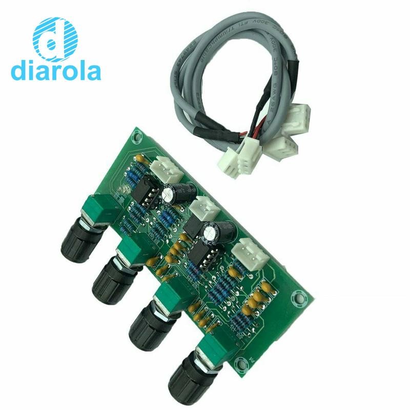 Xh-a901 NE5532 Tone Board Preamp Pre-Amp พร้อม Treble Bass Pre-Amplifier Board diarolath