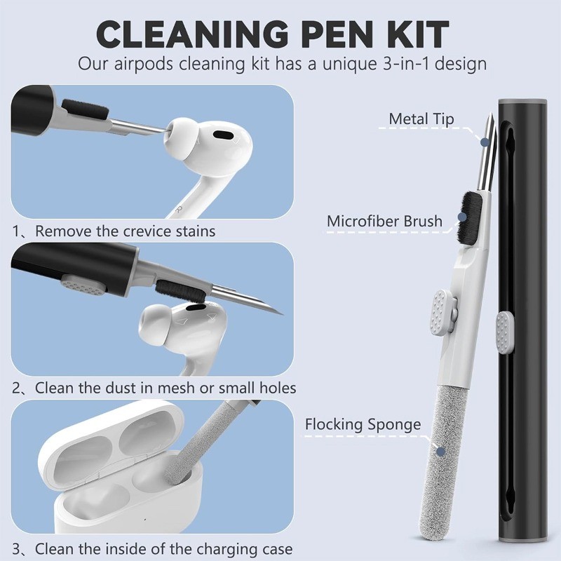 Sillicon หูฟังสําหรับ hoco EW72 A9 Pro TPU ฝาครอบป้องกัน Anti-brasion Drop-proof ชุดหูฟัง Shell พร้อม Carabiner สําหรับ A9pro - รูปที่ 6