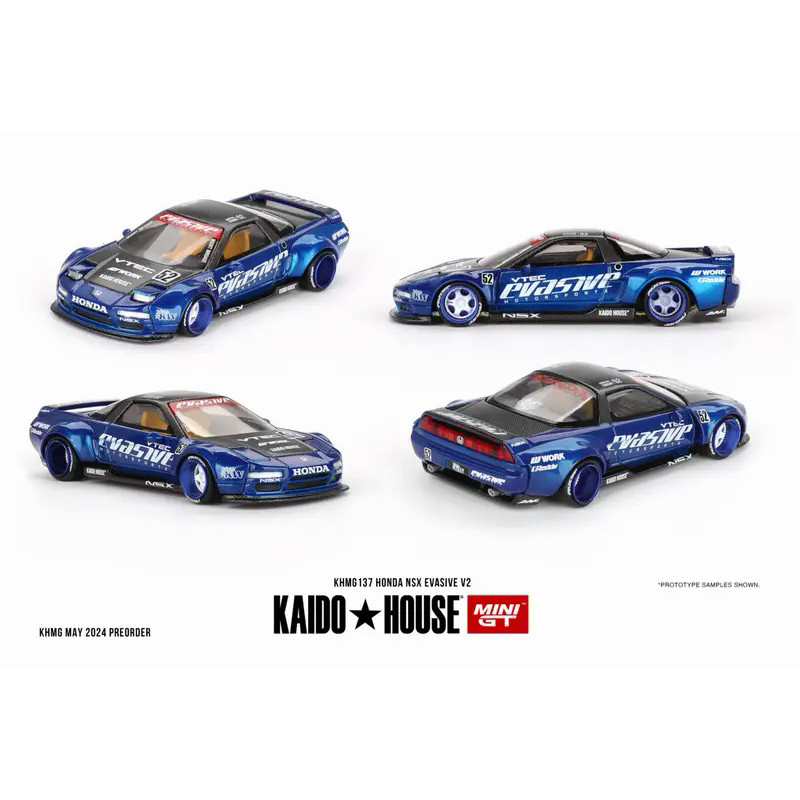 Kaido House + MINIGT NSX Evasive V2 Diecast Model Car