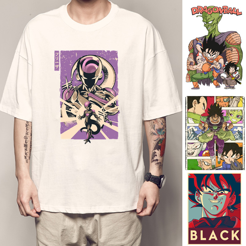 (จัดส่งโดย TH) KITCION End Yu Dragon Ball Frieza เสื้อยืด Piccolo Big Devil แขนสั้น Broly โดยรอบเสื้