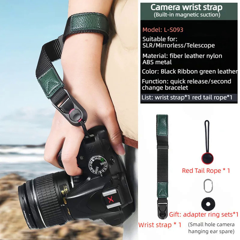Camera Wrist Strap Quick Release Belt For Canon Sony Alpha 7C A7CR A7S A6700 A6300 A6300 A7 Fuji X-T