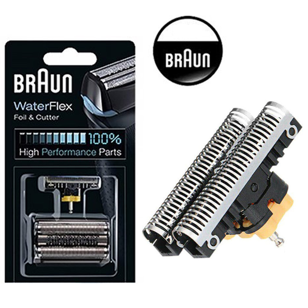 Braun Genuine 51S 51B Foil Cutter Replacement Head Shaver Cassette Foil Micro