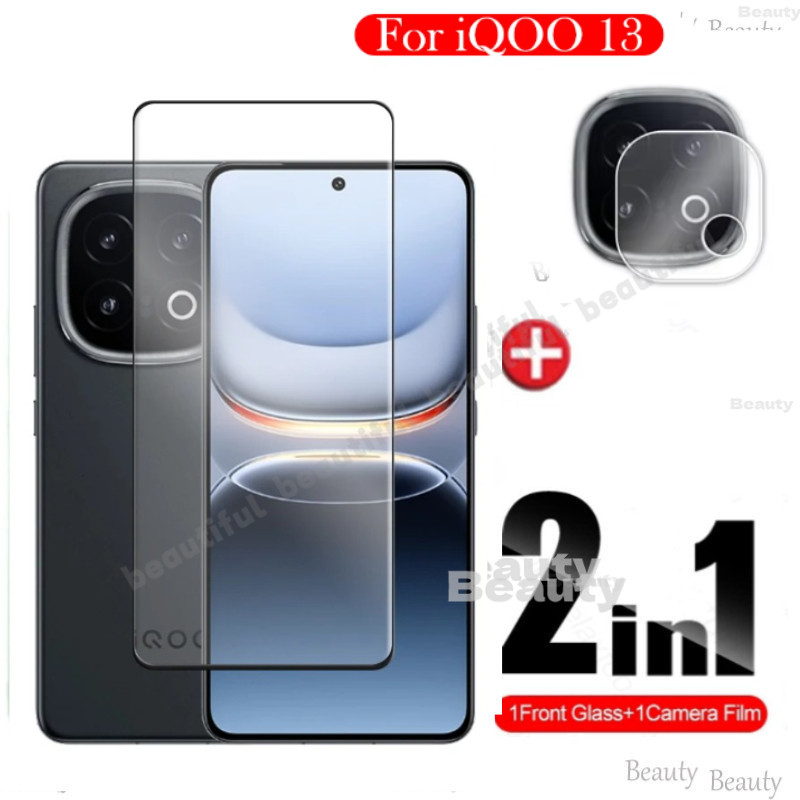 สําหรับ Vivo iQOO 13 5G คลุมทั้งหมดปกป้องหน้าจอกระจกนิรภัยฟิล์มสําหรับ Vivo iQOO 13 12 IQOO12 IQOO13