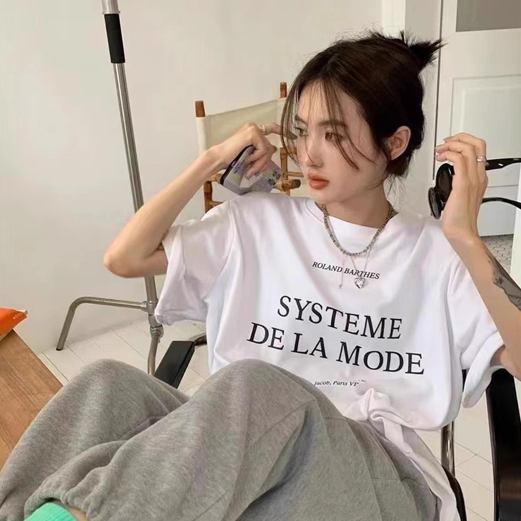 【ส่งจากไทย】เสื้อยืดแขนสั้น ผ้านิ่ม เด้ง ใส่สบาย สไตล์เกาหลี เนื้อผ้าพรีเมี่ยม Clothing Lady