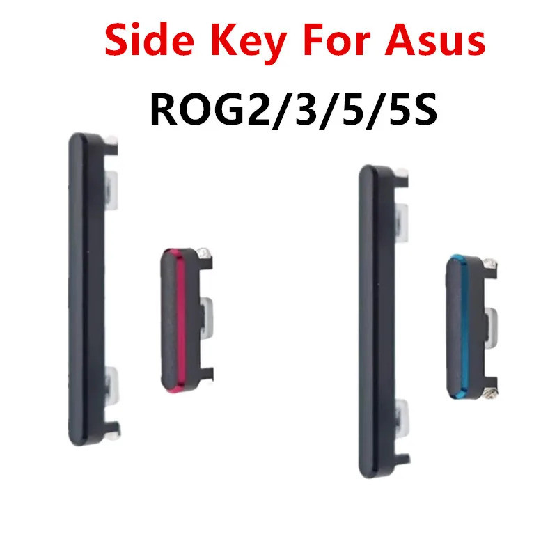 กุญแจที่อยู่อาศัยสำหรับ ASUS ROG โทรศัพท์5 5วินาที3 2ปุ่มปรับระดับเสียงเปิดปิดโทรศัพท์ซ่อมอะไหล่ ZS660KL ZS661KS