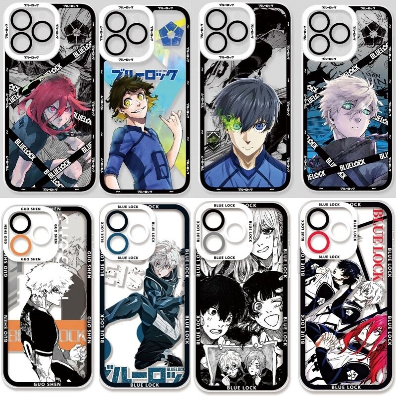อะนิเมะ BLUE LOCK เคสโทรศัพท์สําหรับ OPPO A38 A18 A3X A3 Pro A3 A37 A17 A60 A78 A98 A79 A17K A58 5G A57 A77 2022 A77s A2 F23 A1 ปลอกการ์ตูนใสญี่ปุ่น