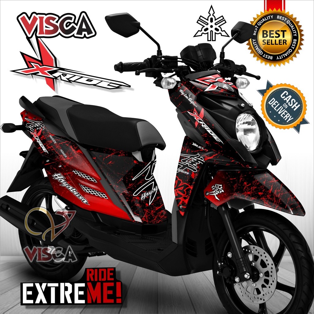 DECAL X RIDE 115 สติ๊กเกอร์ร่างกายเต็มรูปแบบ