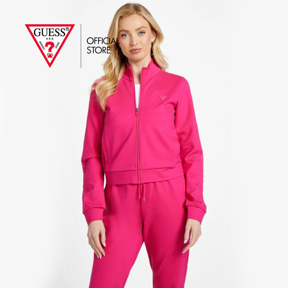 GUESS สเวตเชิ้ตผู้หญิง Q3RQ09KC060 สีชมพู