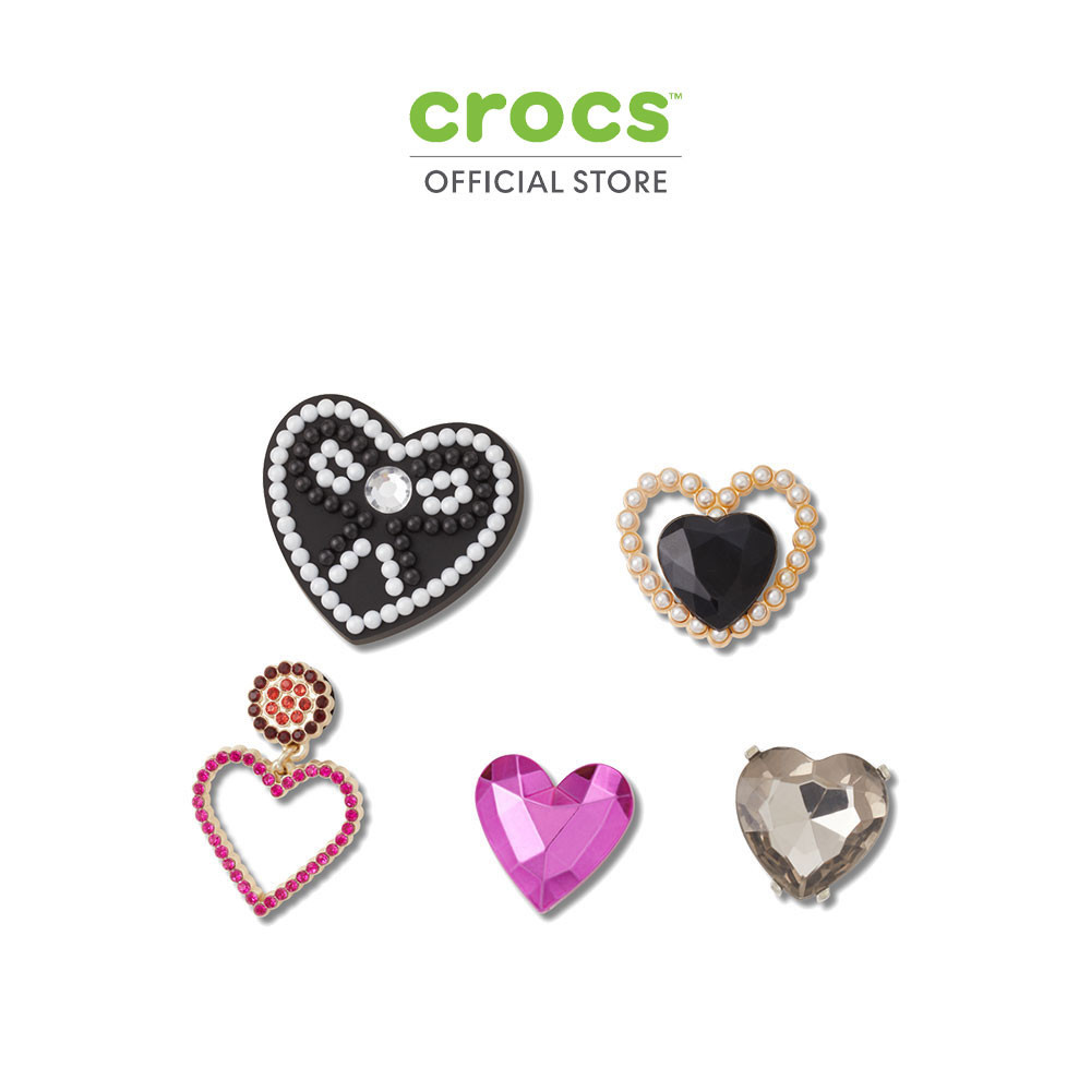 CROCS ตัวติดรองเท้า JIBBITZ™ ALL OF THE HEARTS 5 PACK รุ่น 10014548