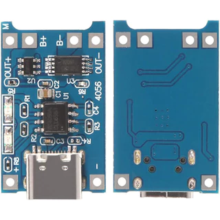 5pcs 1A 18650 แบตเตอรี่ลิเธียมป้องกัน Type-c/Micro/Mini USB ชาร์จโมดูล TP4056 พร้อมป้องกันหนึ่งแผ่นโมดูล
