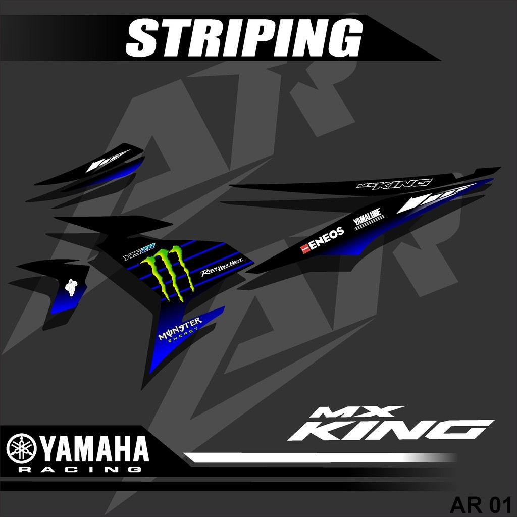 Striping Variations List Semi Full Jupiter MX KING - Striping MX KING Racing Motif LIVERY MOTO GP