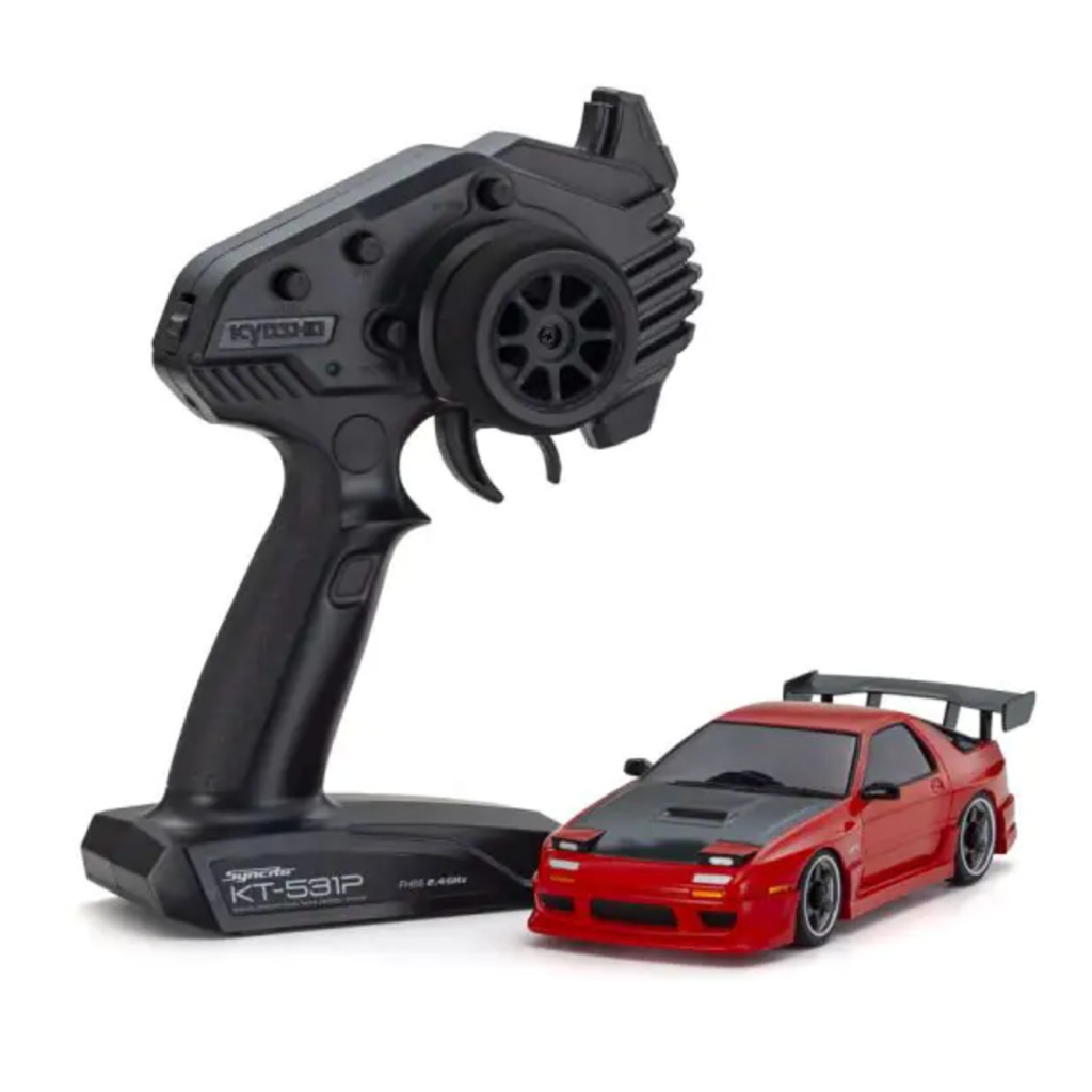 KYOSHO MINI-Z AWD MAZDA SAVANNA RX-7 FC3S with Aero Kit and CFRP hood Red 32646R ศูนย์ไทย