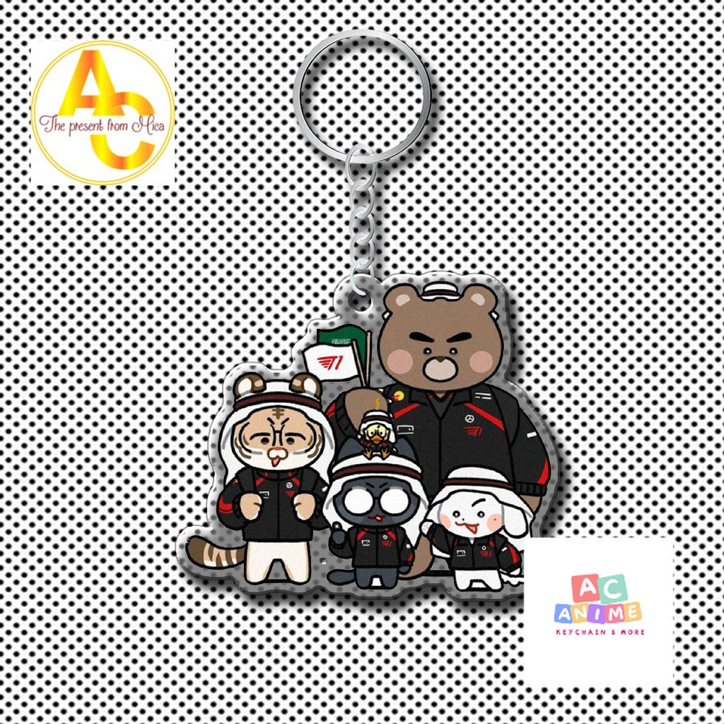 League Of Legends Faker Keria Gumayushi Oner Zeus T1 พวงกุญแจ