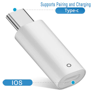 USB C อะแดปเตอร์ดินสอ Type-C ถึง iPencil Charger สําหรับดินสอ Aple รุ่นที่ 1 รองรับแผ่นรองจับคู่ Bluetooth 10th Gen