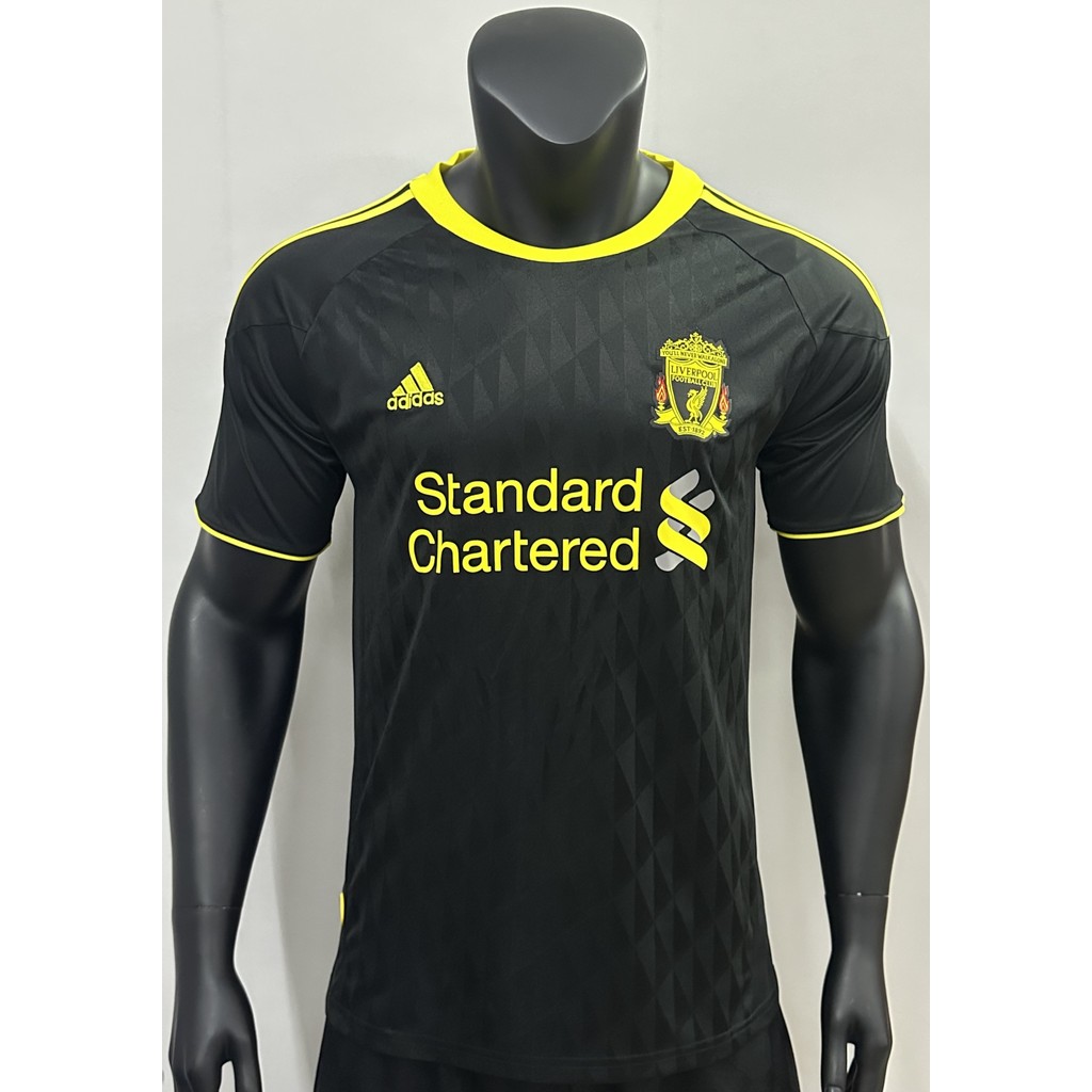 รุ่นวินเทจ 10-11 Liverpool 2 away Top Quality Football Jersey Short Sleeved Shirt S-XXL