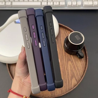 หรูหราสี่มุมป้องกันการตกเคสโทรศัพท์แม่เหล็กสําหรับ ไอโฟน 16 มือโปร สูงสุด 11 12 13 14 15 มือโปร สูงสุด 16 15 14 บวก ปลอกกันกระแทกป้องกันลายนิ้วมือฮาร์ดปกหลัง