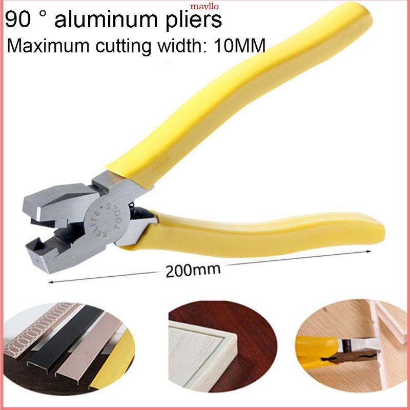 Mavlo 8 นิ้ว 90 องศาอลูมิเนียมพับ Plier V-ร่อง Slot เครื่องตัดกรอบดัด