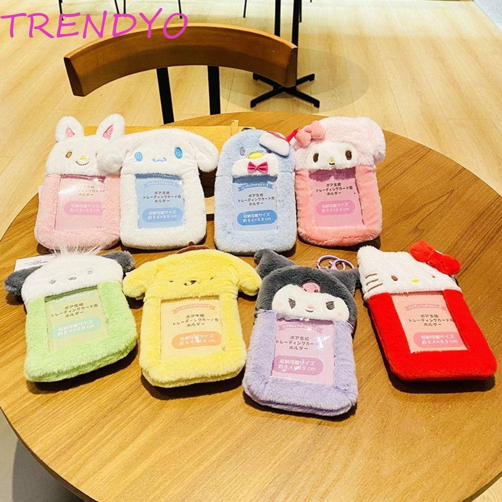 Trendyo Plush Kpop Photocard Holder,Pochaccoการ์ตูนKuromi Photocard Holder,น่ารักKpop Idol ID Card Coverป้องกันกรณีผู้ถือบัตรรถบัสโรงเรียน