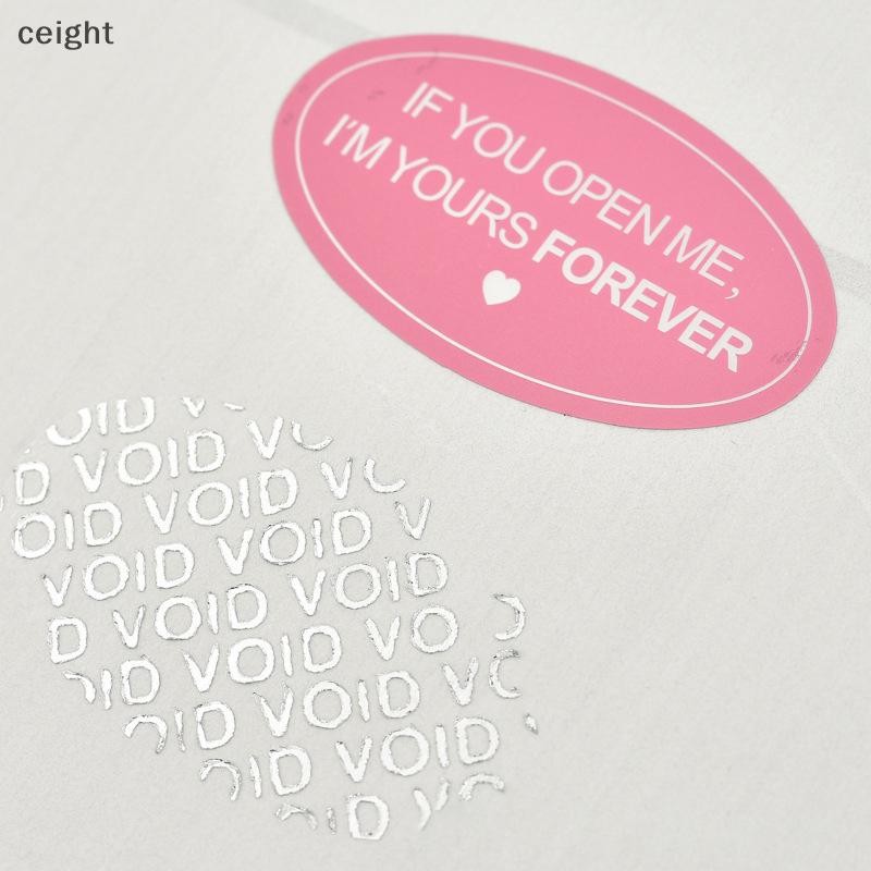 [ceight] 100 ชิ้นรับประกันสติกเกอร์ป้องกันความปลอดภัยซีล Brittle กระดาษ Tamper Proof รับประกัน Void ป้ายสติกเกอร์ฉลากกาว Guanante TH - รูปที่ 5