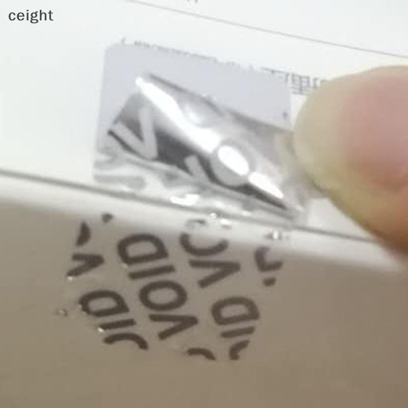 [ceight] 100 ชิ้นรับประกันสติกเกอร์ป้องกันความปลอดภัยซีล Brittle กระดาษ Tamper Proof รับประกัน Void ป้ายสติกเกอร์ฉลากกาว Guanante TH - รูปที่ 6
